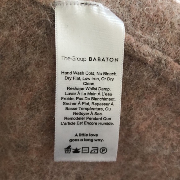BABATON | Pink wool crop sweater - Picture 7 of 9